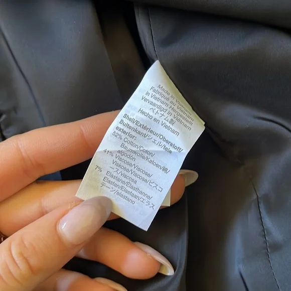 NWT J. Crew Bi-stretch Parke Black Blazer Size 4 Tall